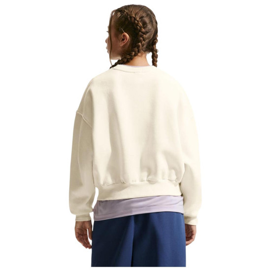 Nike Παιδικό φούτερ Sportswear Club Fleece Girls' Boxy Crew-Neck Sweatshirt